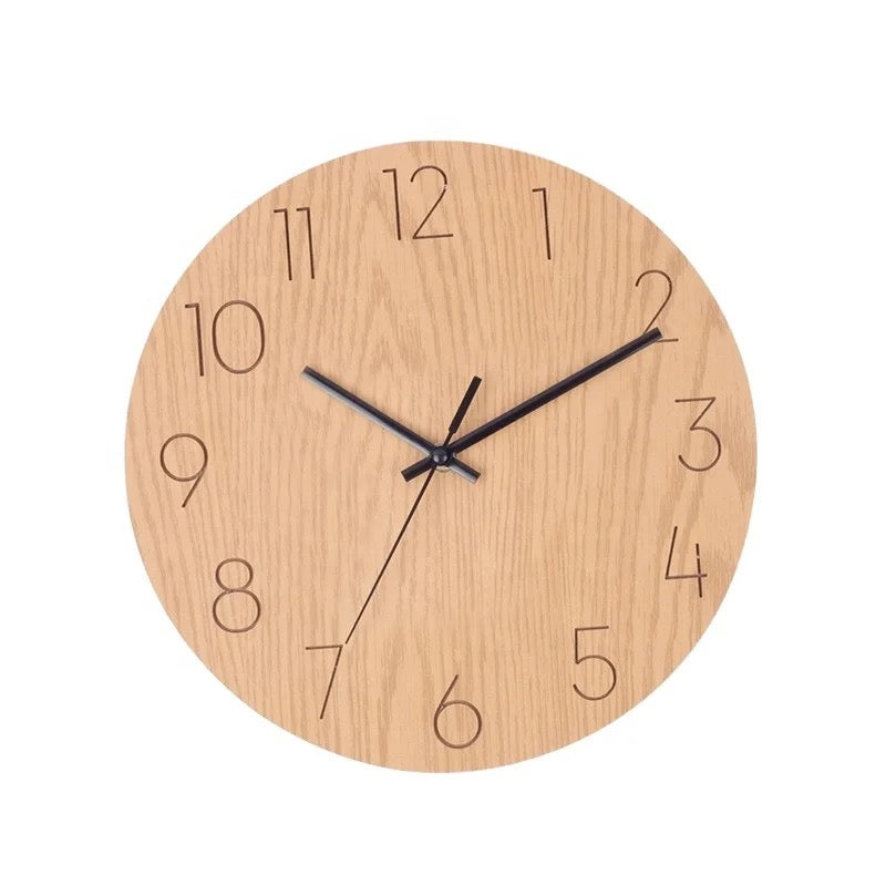 Toddlers Wooden Clock - Den perfekta klockan för barnens rum